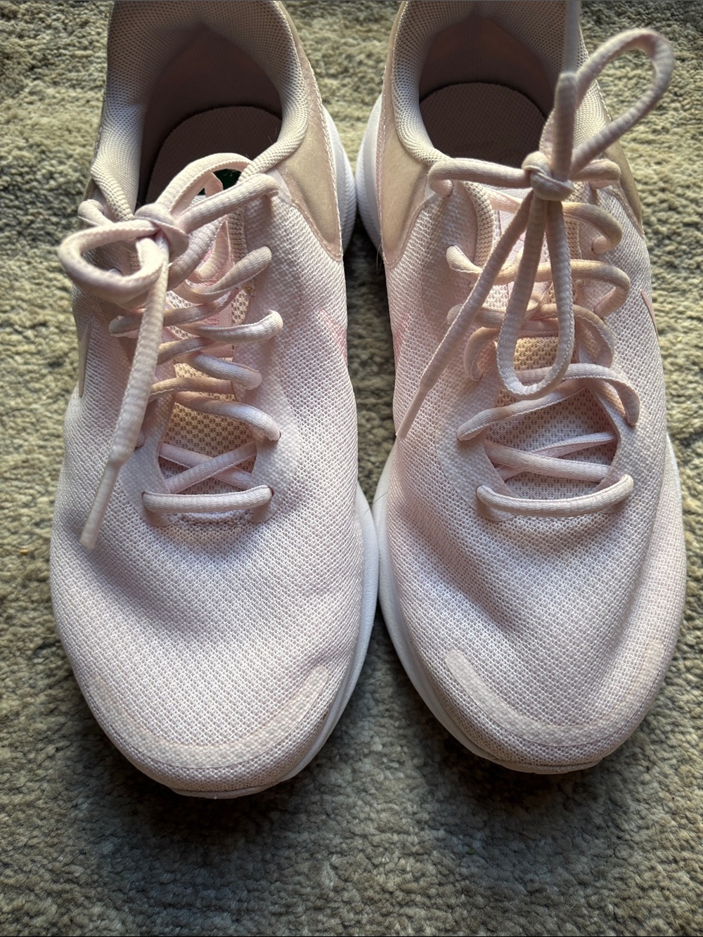 Nike Light Pink Women's Lightweight Knit Sneakers